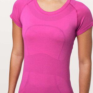 Lululemon Shirt Top Swiftly Tech Short Sleeve Crew Sonic Pink Womens 6